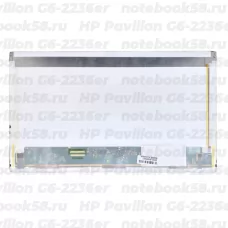 Матрица для ноутбука HP Pavilion G6-2236er (1366x768 HD) TN, 40pin, Матовая