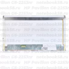 Матрица для ноутбука HP Pavilion G6-2253nr (1366x768 HD) TN, 40pin, Матовая