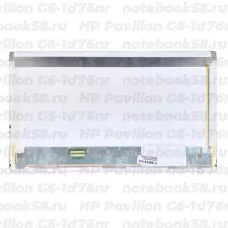 Матрица для ноутбука HP Pavilion G6-1d76nr (1366x768 HD) TN, 40pin, Матовая