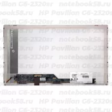 Матрица для ноутбука HP Pavilion G6-2320sr (1366x768 HD) TN, 40pin, Матовая