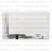 Матрица для ноутбука HP Pavilion G6-2102er (1366x768 HD) TN, 40pin, Глянцевая