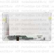 Матрица для ноутбука HP Pavilion G6-1368 (1366x768 HD) TN, 40pin, Глянцевая