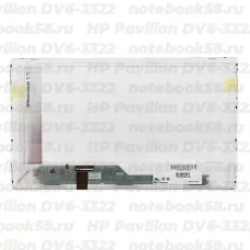 Матрица для ноутбука HP Pavilion DV6-3322 (1366x768 HD) TN, 40pin, Глянцевая