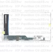 Матрица для ноутбука HP Pavilion G6-2239sr (1366x768 HD) TN, 40pin, Матовая