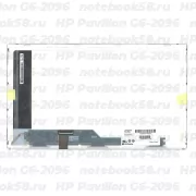 Матрица для ноутбука HP Pavilion G6-2096 (1366x768 HD) TN, 40pin, Матовая