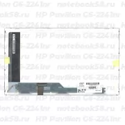 Матрица для ноутбука HP Pavilion G6-2241nr (1366x768 HD) TN, 40pin, Матовая