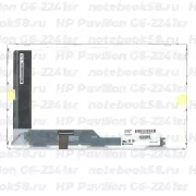 Матрица для ноутбука HP Pavilion G6-2241sr (1366x768 HD) TN, 40pin, Матовая