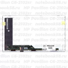 Матрица для ноутбука HP Pavilion G6-2102sr (1366x768 HD) TN, 40pin, Матовая