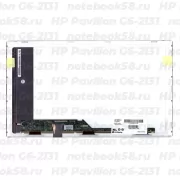 Матрица для ноутбука HP Pavilion G6-2131 (1366x768 HD) TN, 40pin, Матовая