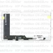 Матрица для ноутбука HP Pavilion G6-2130sr (1366x768 HD) TN, 40pin, Глянцевая