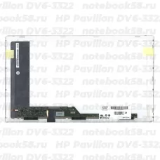 Матрица для ноутбука HP Pavilion DV6-3322 (1366x768 HD) TN, 40pin, Глянцевая