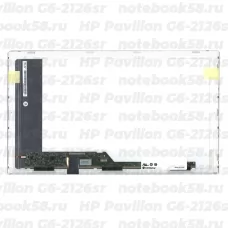 Матрица для ноутбука HP Pavilion G6-2126sr (1366x768 HD) TN, 40pin, Матовая