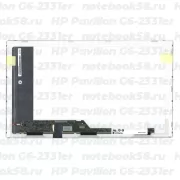 Матрица для ноутбука HP Pavilion G6-2331er (1366x768 HD) TN, 40pin, Матовая