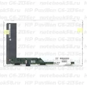 Матрица для ноутбука HP Pavilion G6-2136er (1366x768 HD) TN, 40pin, Глянцевая