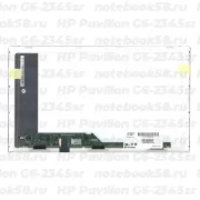 Матрица для ноутбука HP Pavilion G6-2345sr (1366x768 HD) TN, 40pin, Глянцевая