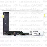 Матрица для ноутбука HP Pavilion G6-1367 (1366x768 HD) TN, 40pin, Матовая