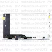 Матрица для ноутбука HP Pavilion G6-2072 (1366x768 HD) TN, 40pin, Матовая