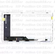 Матрица для ноутбука HP Pavilion G6-2235er (1366x768 HD) TN, 40pin, Матовая