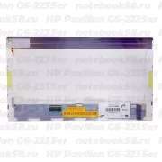 Матрица для ноутбука HP Pavilion G6-2235er (1366x768 HD) TN, 40pin, Глянцевая