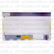 Матрица для ноутбука HP Pavilion G6-2028 (1366x768 HD) TN, 40pin, Глянцевая