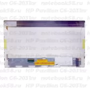 Матрица для ноутбука HP Pavilion G6-2031nr (1366x768 HD) TN, 40pin, Глянцевая