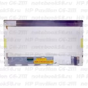 Матрица для ноутбука HP Pavilion G6-2111 (1366x768 HD) TN, 40pin, Глянцевая