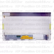 Матрица для ноутбука HP Pavilion G6-2233nr (1366x768 HD) TN, 40pin, Глянцевая