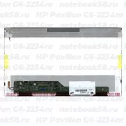 Матрица для ноутбука HP Pavilion G6-2234nr (1366x768 HD) TN, 40pin, Глянцевая