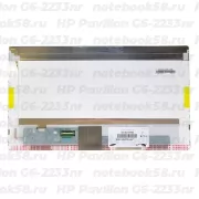 Матрица для ноутбука HP Pavilion G6-2233nr (1366x768 HD) TN, 40pin, Глянцевая
