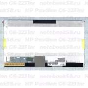 Матрица для ноутбука HP Pavilion G6-2231nr (1366x768 HD) TN, 40pin, Матовая
