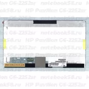 Матрица для ноутбука HP Pavilion G6-2252sr (1366x768 HD) TN, 40pin, Матовая