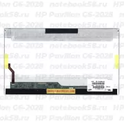 Матрица для ноутбука HP Pavilion G6-2028 (1366x768 HD) TN, 40pin, Глянцевая