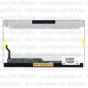 Матрица для ноутбука HP Pavilion G6-2392sr (1366x768 HD) TN, 40pin, Глянцевая