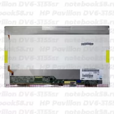 Матрица для ноутбука HP Pavilion DV6-3155sr (1366x768 HD) TN, 40pin, Глянцевая