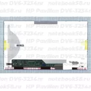 Матрица для ноутбука HP Pavilion DV6-3234nr (1366x768 HD) TN, 40pin, Матовая
