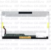Матрица для ноутбука HP Pavilion G6-2028 (1366x768 HD) TN, 40pin, Глянцевая