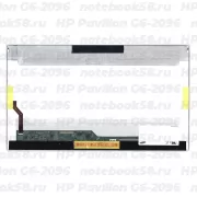 Матрица для ноутбука HP Pavilion G6-2096 (1366x768 HD) TN, 40pin, Глянцевая