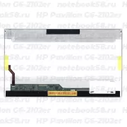 Матрица для ноутбука HP Pavilion G6-2102er (1366x768 HD) TN, 40pin, Глянцевая