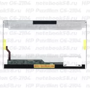 Матрица для ноутбука HP Pavilion G6-2104 (1366x768 HD) TN, 40pin, Глянцевая