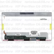 Матрица для ноутбука HP Pavilion G6-2106nr (1366x768 HD) TN, 40pin, Матовая