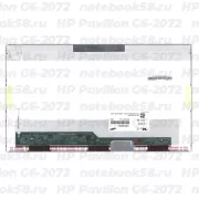 Матрица для ноутбука HP Pavilion G6-2072 (1366x768 HD) TN, 40pin, Глянцевая