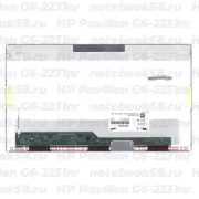 Матрица для ноутбука HP Pavilion G6-2231nr (1366x768 HD) TN, 40pin, Глянцевая