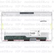 Матрица для ноутбука HP Pavilion G6-2241sr (1366x768 HD) TN, 40pin, Глянцевая