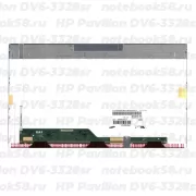 Матрица для ноутбука HP Pavilion DV6-3328sr (1366x768 HD) TN, 40pin, Глянцевая