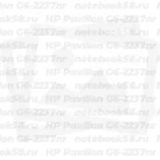 Матрица для ноутбука HP Pavilion G6-2237nr (1366x768 HD) TN, 40pin, Глянцевая