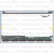 Матрица для ноутбука HP Pavilion G6-1364 (1366x768 HD) TN, 40pin, Глянцевая
