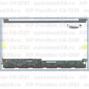 Матрица для ноутбука HP Pavilion G6-1381 (1366x768 HD) TN, 40pin, Глянцевая