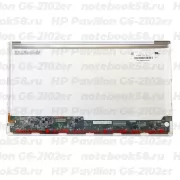 Матрица для ноутбука HP Pavilion G6-2102er (1366x768 HD) TN, 40pin, Глянцевая