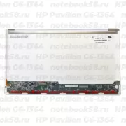 Матрица для ноутбука HP Pavilion G6-1364 (1366x768 HD) TN, 40pin, Глянцевая