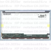 Матрица для ноутбука HP Pavilion G6-2031nr (1366x768 HD) TN, 40pin, Глянцевая